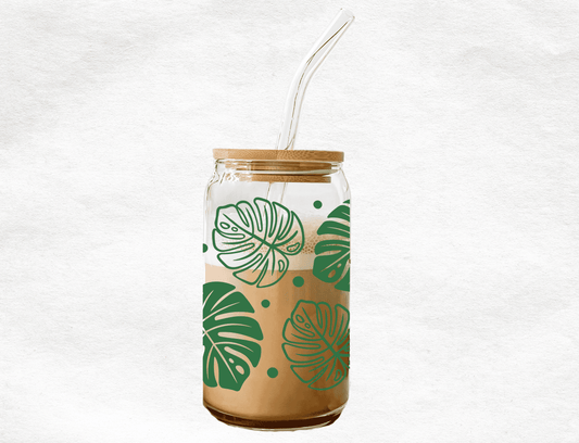 Monster leaf-Glass Cup