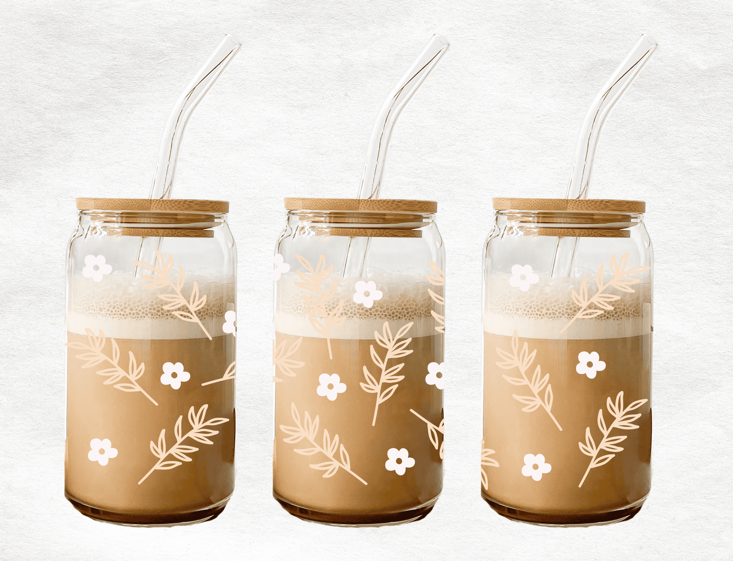 Wildflower-Glass Cup