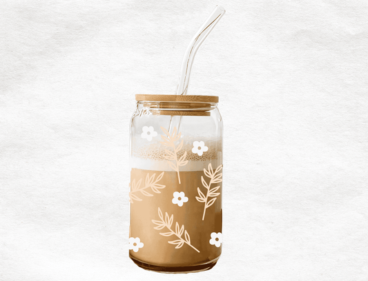 Wildflower-Glass Cup