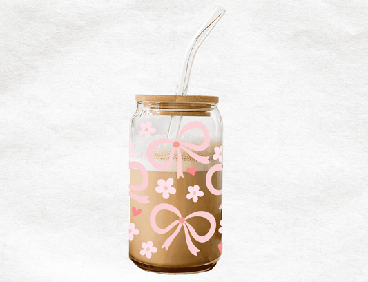 Bows-Glass Cup