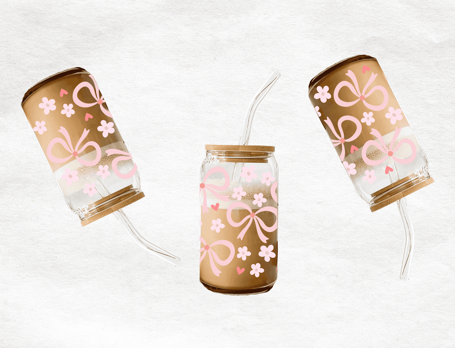 Bows-Glass Cup