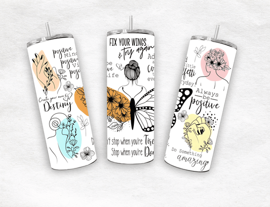 Always Be Positive - Tumbler - MK CREATIONS