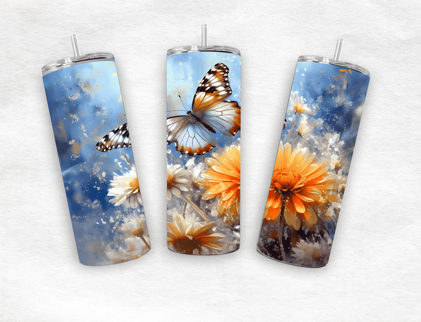 Butterfly - Tumbler - MK CREATIONS