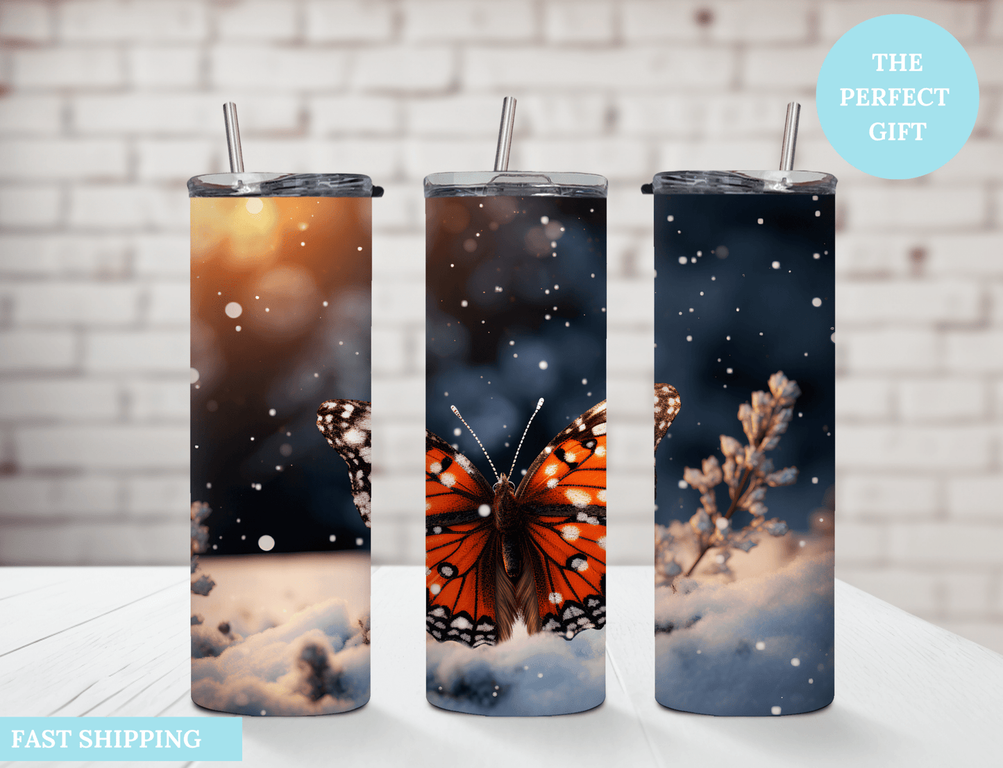 Butterfly - Tumbler - MK CREATIONS