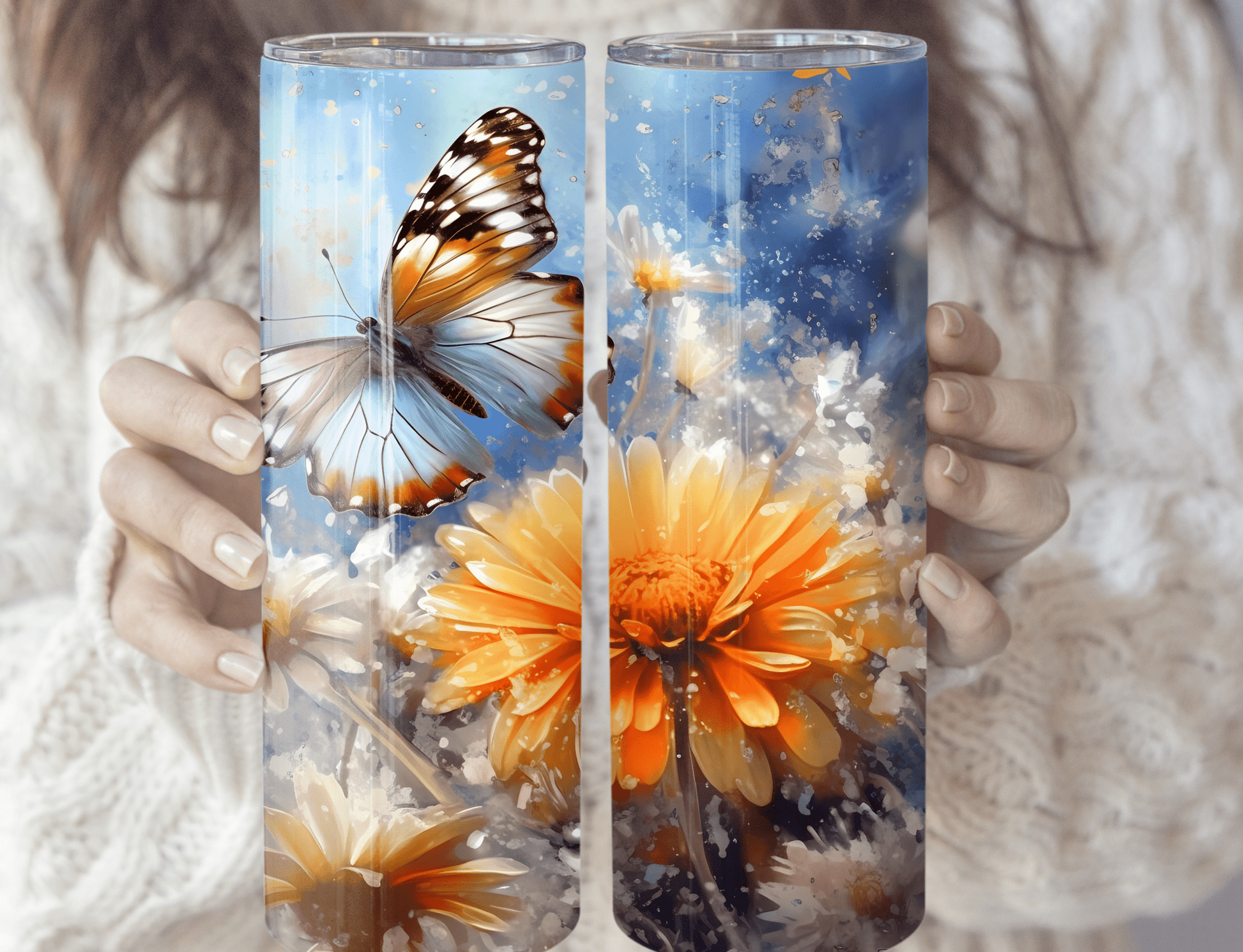 Butterfly - Tumbler - MK CREATIONS