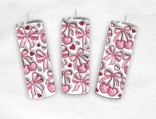 Cherry Bows - Tumbler - MK CREATIONS