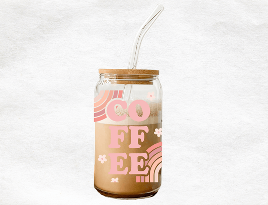 Coffee - Glass Cup - MK CREATIONS