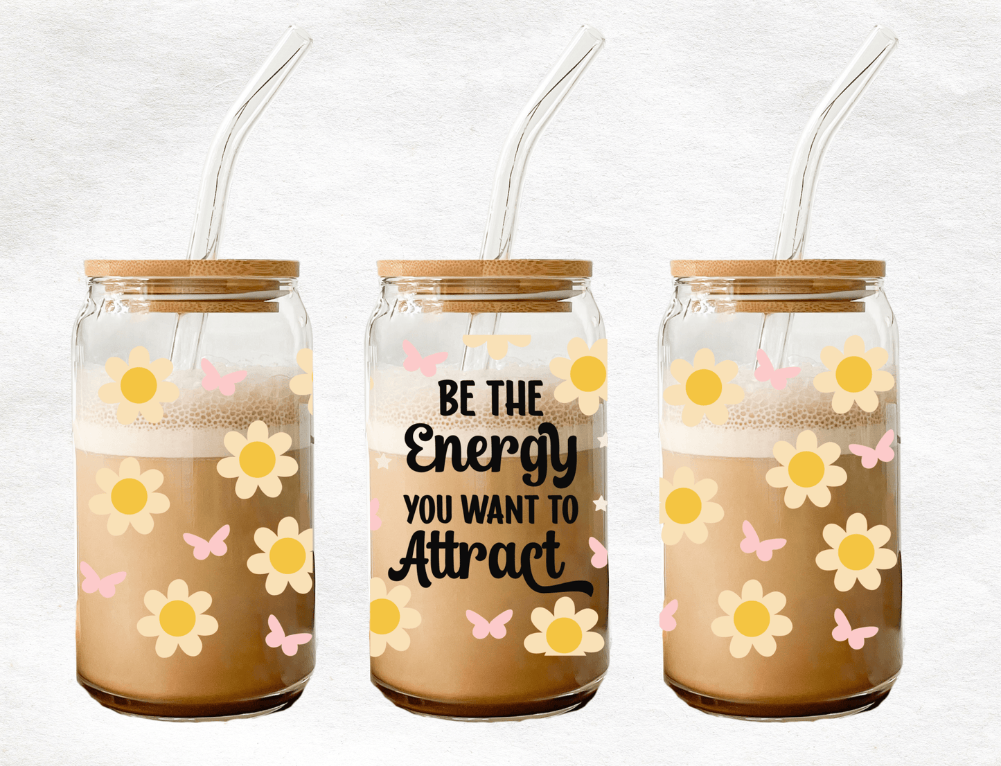 Energy - Glass Cup - MK CREATIONS