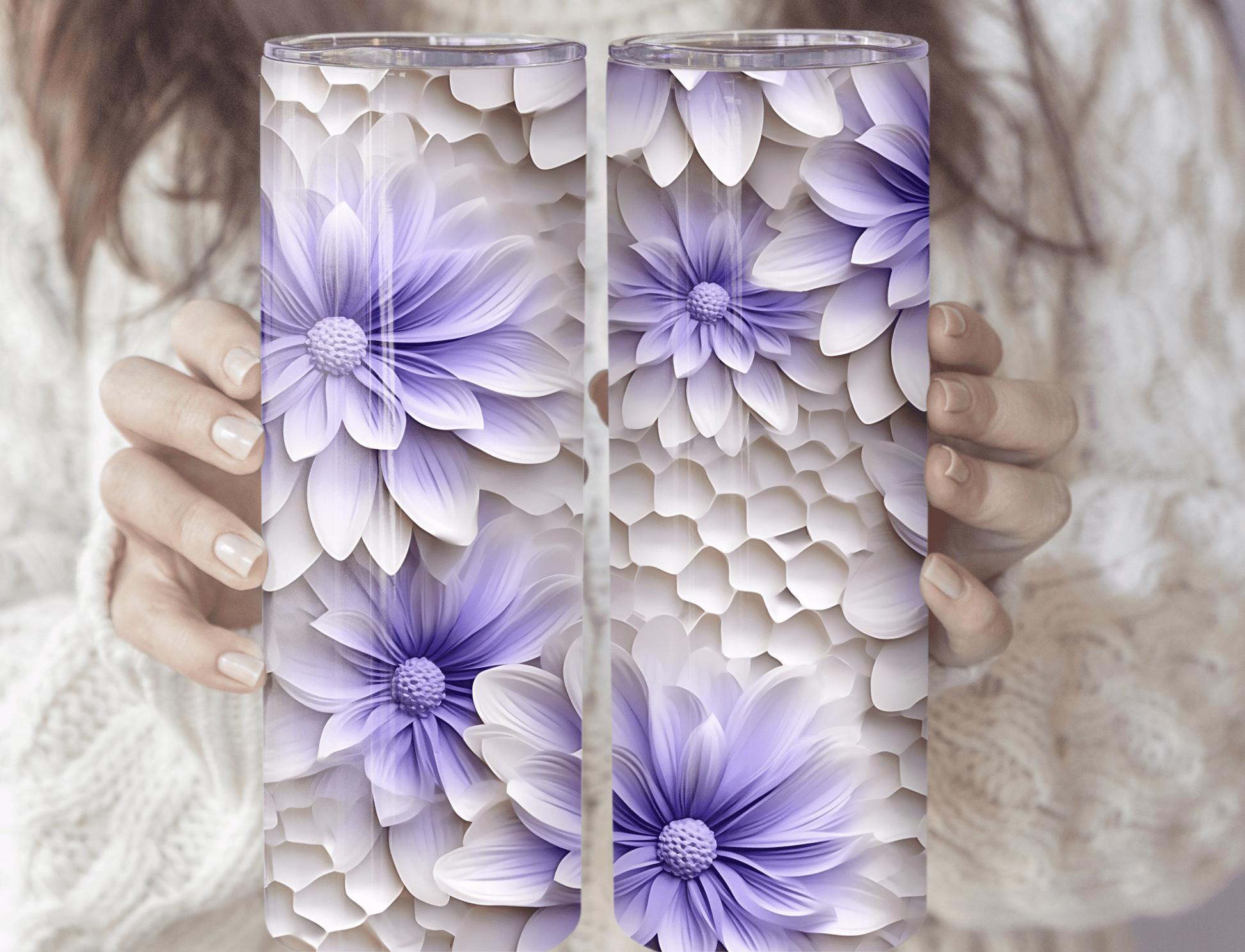 Flowers - Tumbler - MK CREATIONS