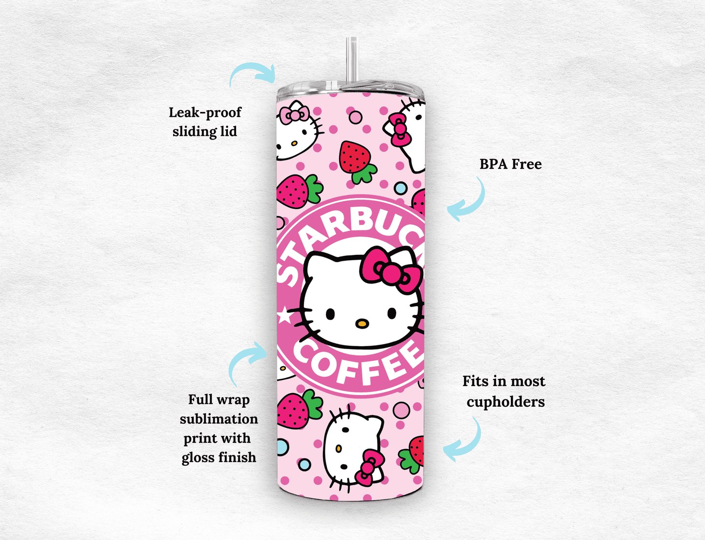 Hello Kitty Pink Coffee - MK CREATIONS