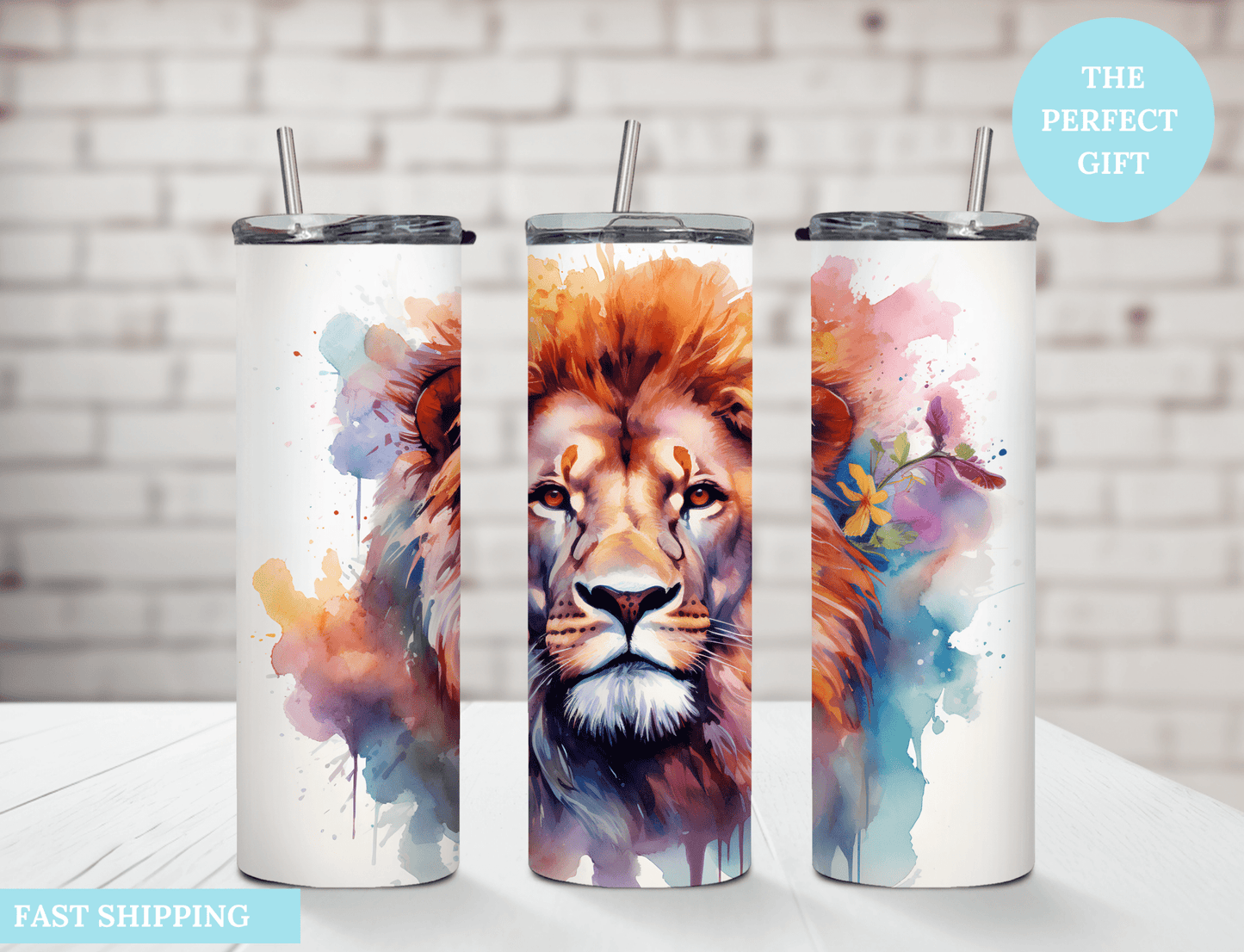 Lion - Tumbler - MK CREATIONS