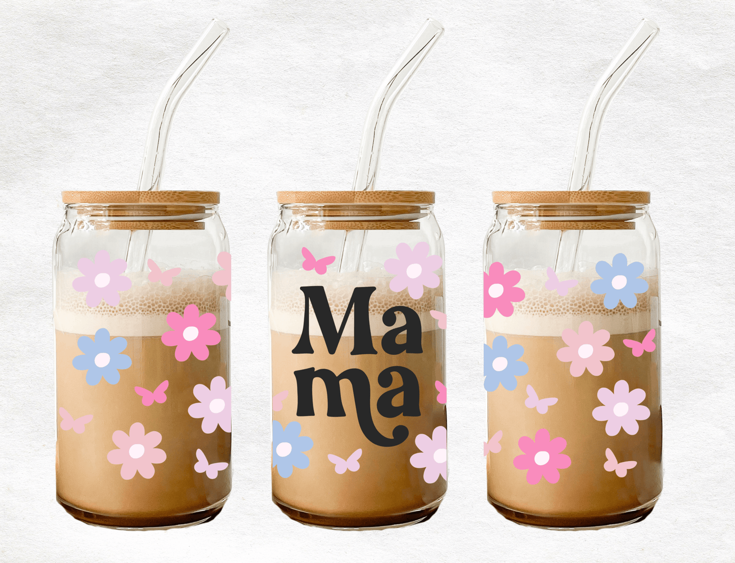 Mama - Glass Cup - MK CREATIONS