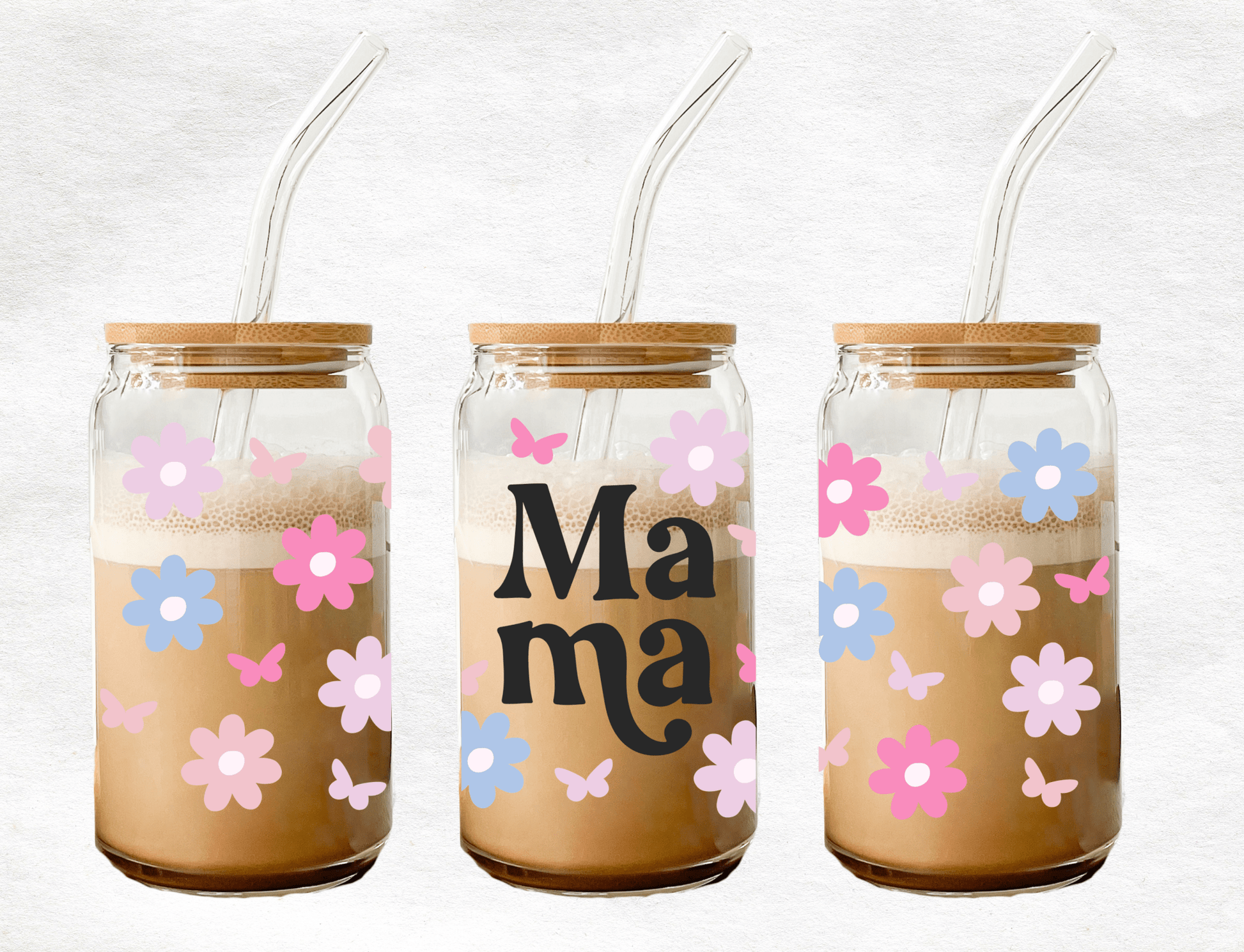 Mama - Glass Cup - MK CREATIONS