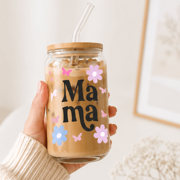 Mama-Glass Cup - MK CREATIONS