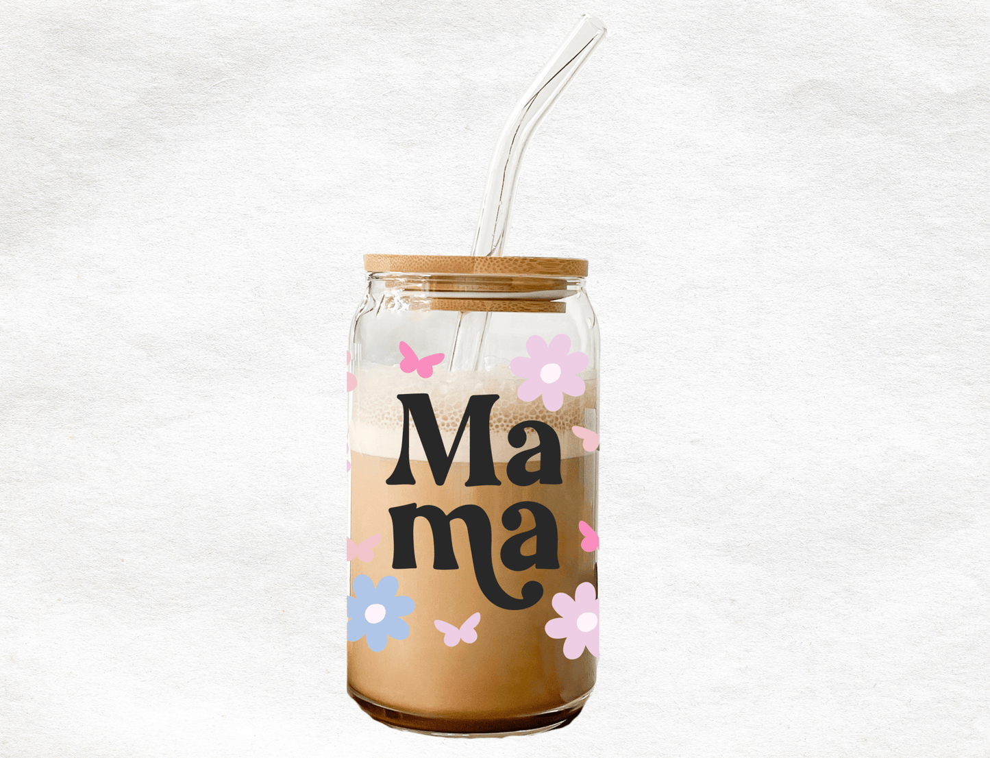 Mama - Glass Cup - MK CREATIONS