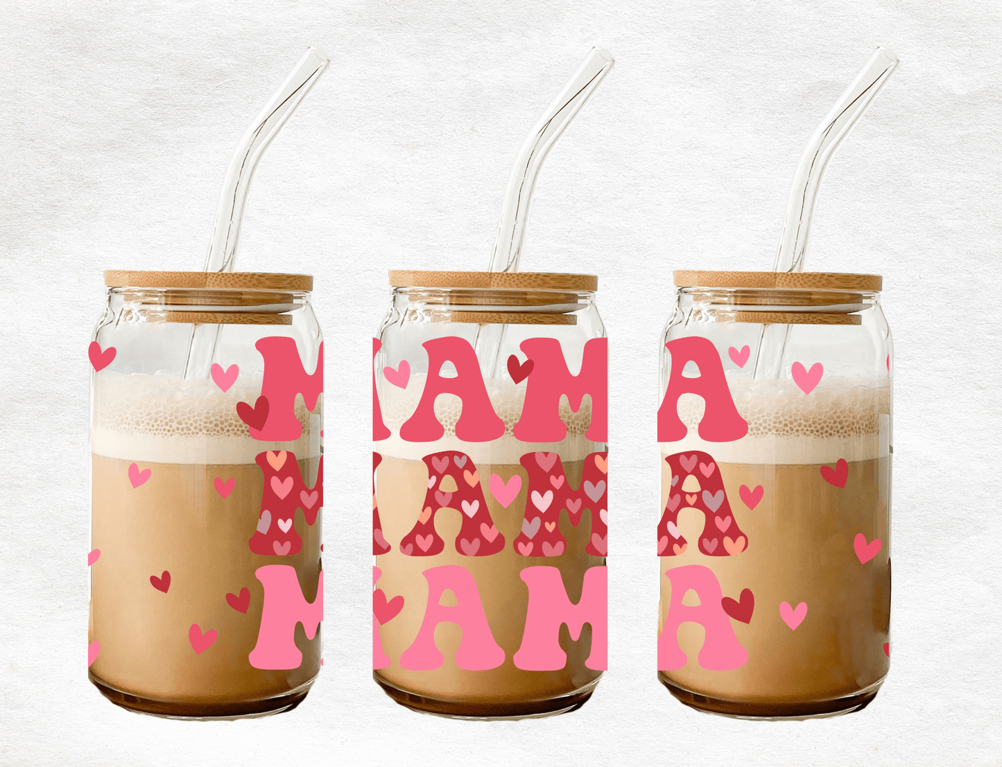 Mama - Glass Cup - MK CREATIONS
