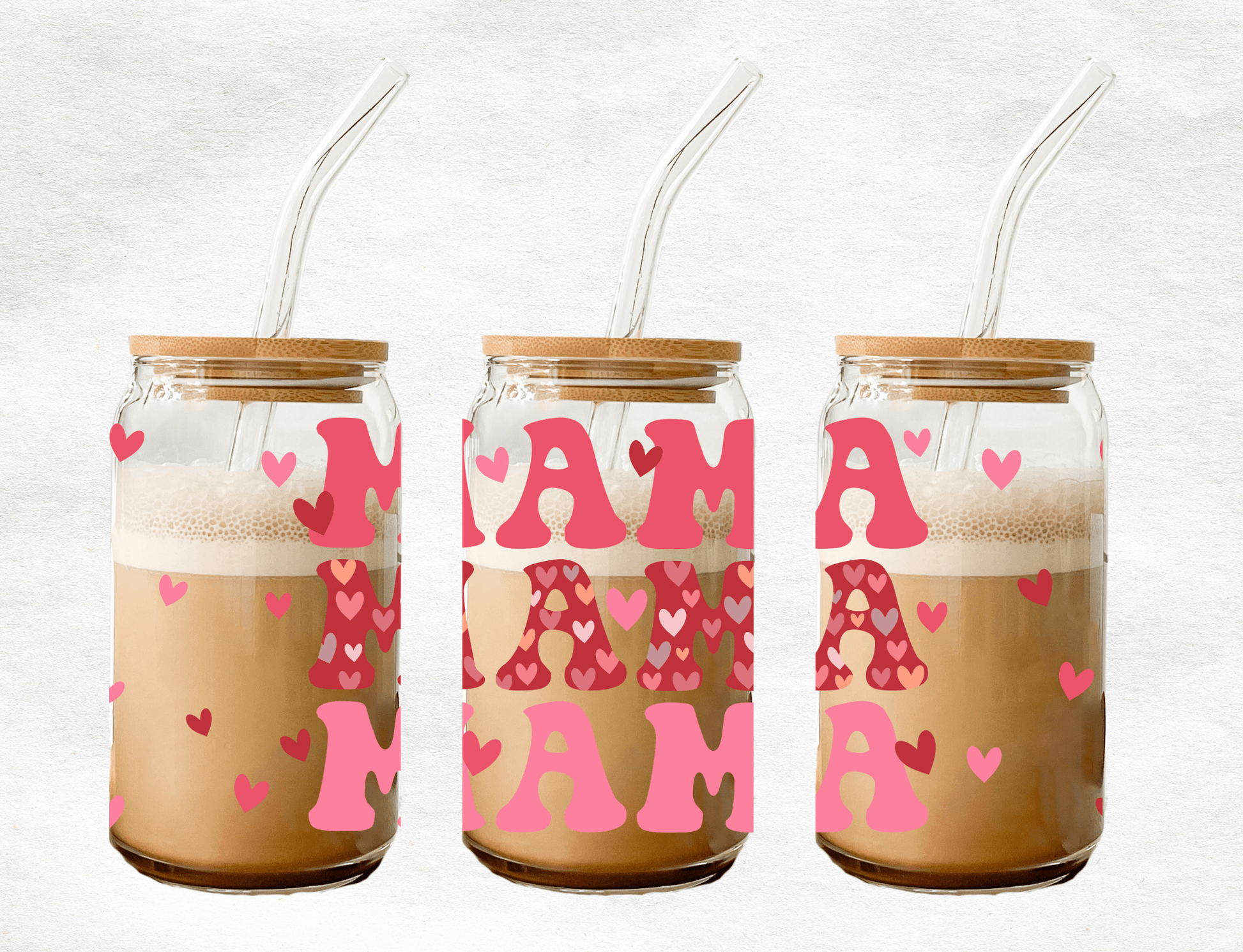 Mama - Glass Cup - MK CREATIONS