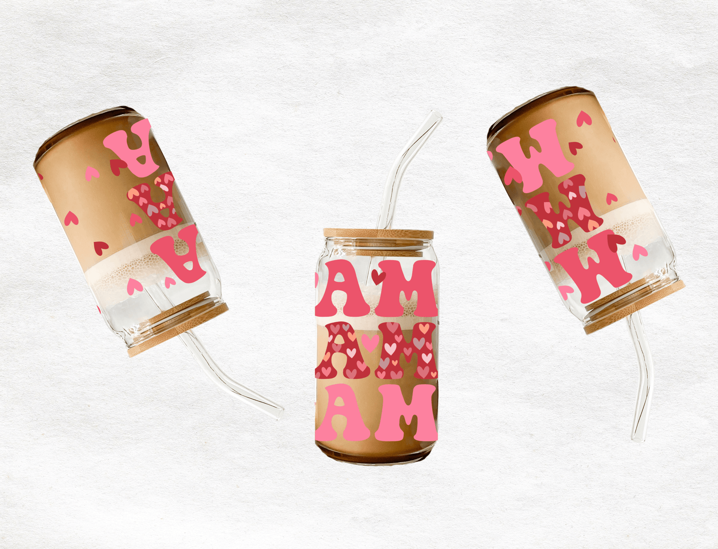 Mama - Glass Cup - MK CREATIONS