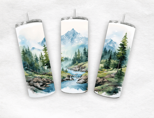 Mountain Landscape - Tumbler - MK CREATIONS