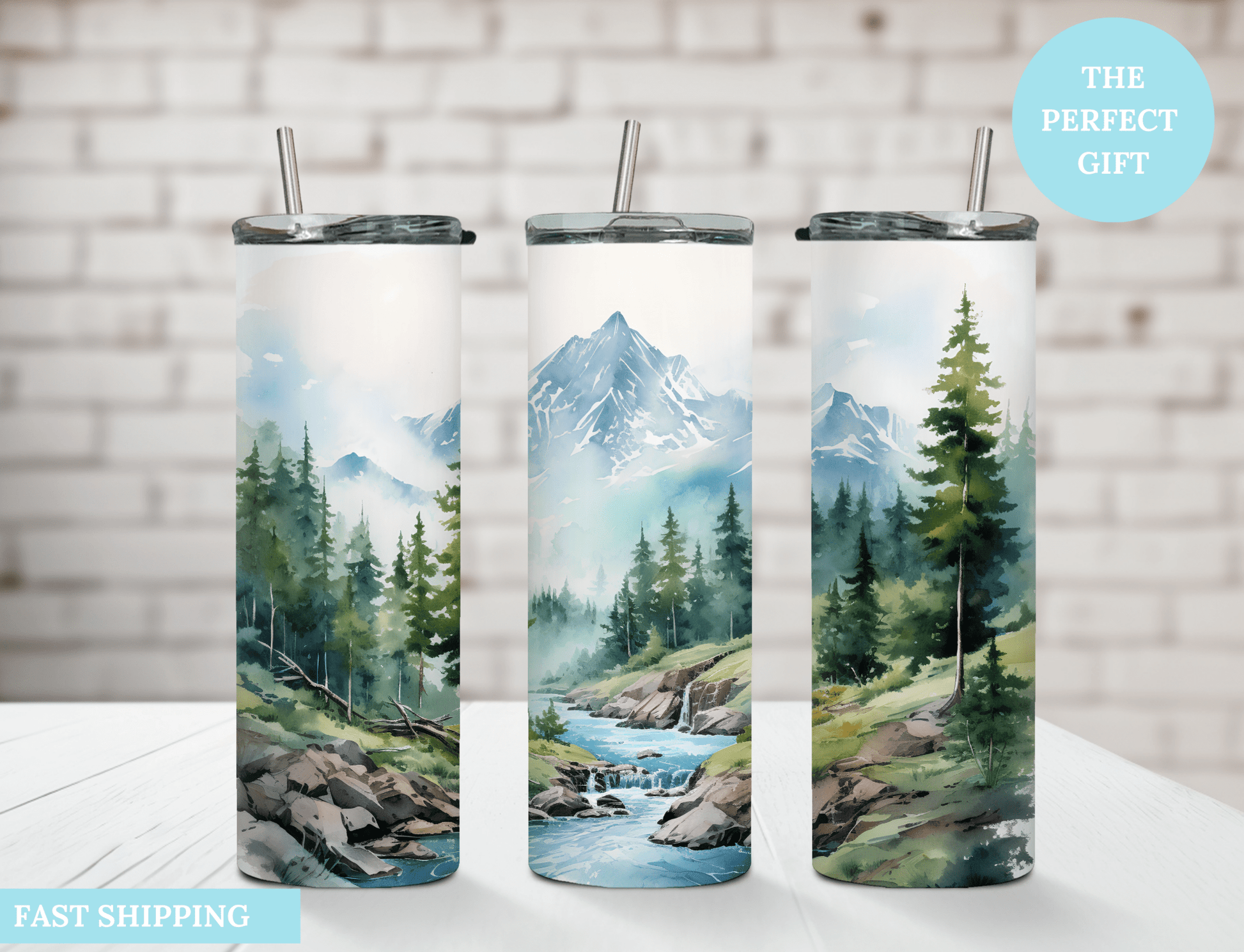 Mountain Landscape - Tumbler - MK CREATIONS