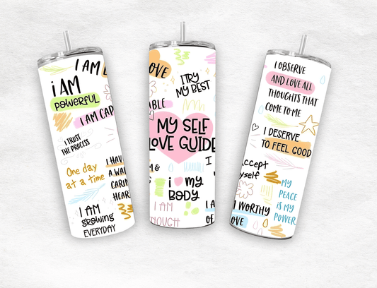 My Self Love Guide - Tumbler - MK CREATIONS
