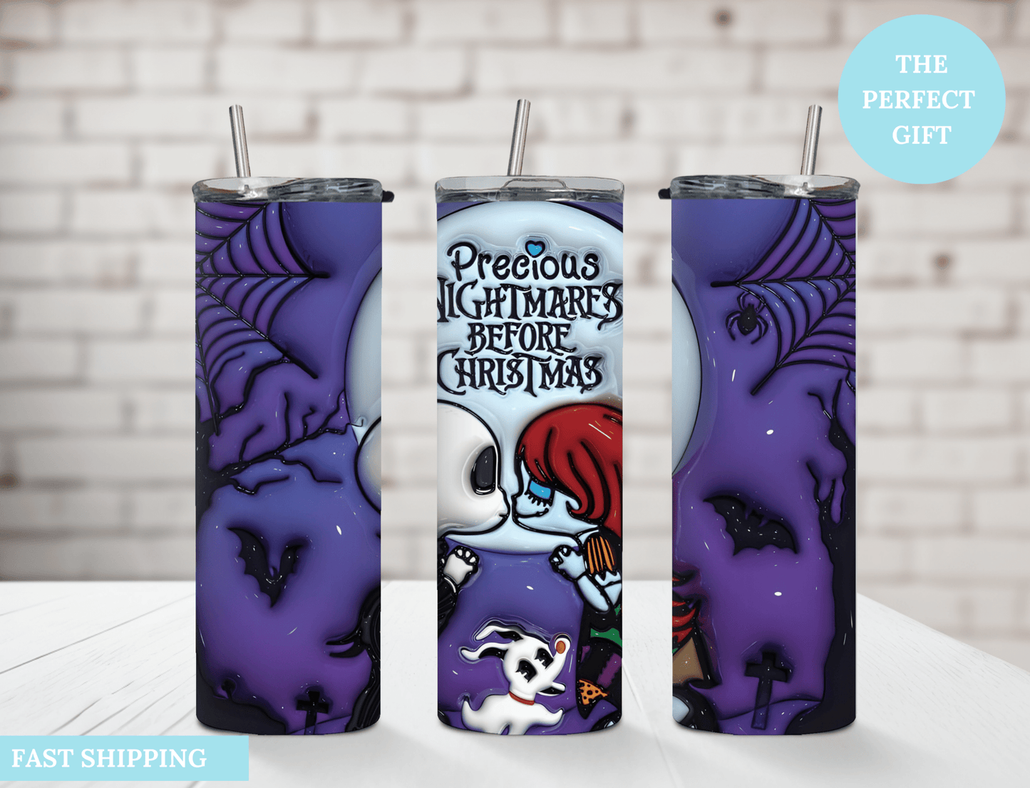 Nightmare Before Christmas - Tumbler - MK CREATIONS