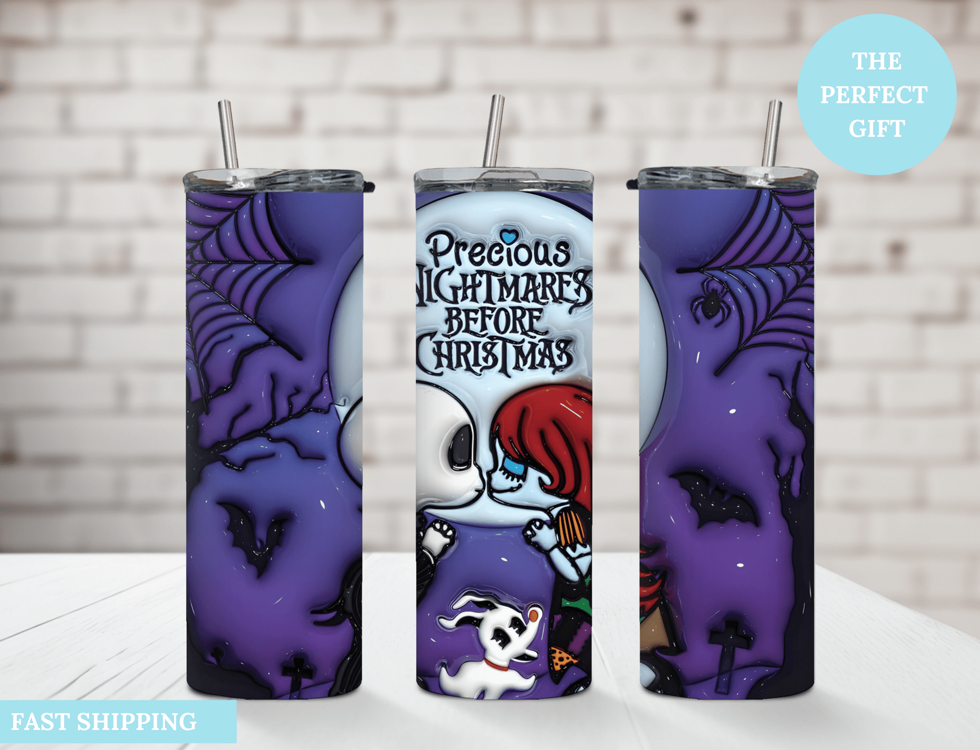Nightmare Before Christmas - Tumbler - MK CREATIONS