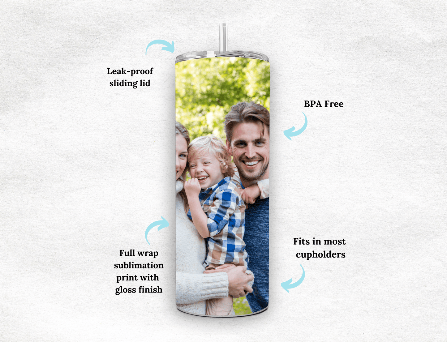 Photo Tumbler - MK CREATIONS