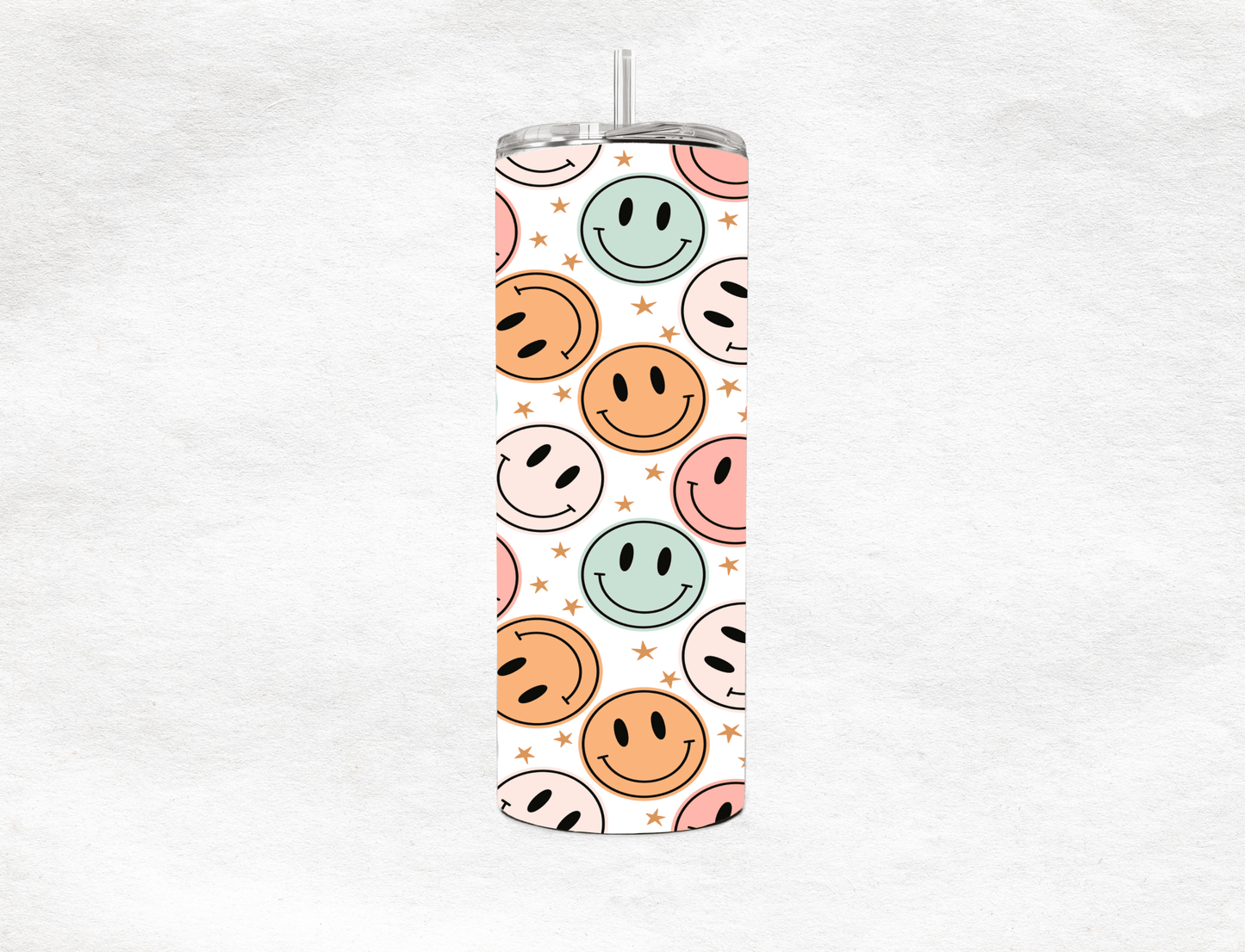 Smile Face - Tumbler - MK CREATIONS