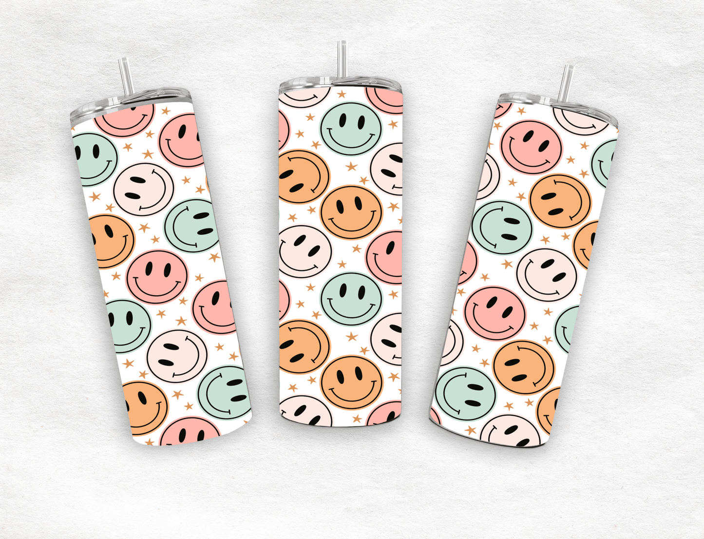 Smile Face - Tumbler - MK CREATIONS