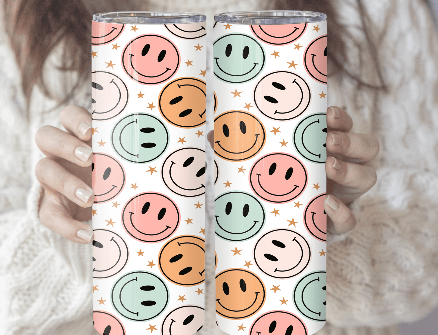 Smile Face - Tumbler - MK CREATIONS