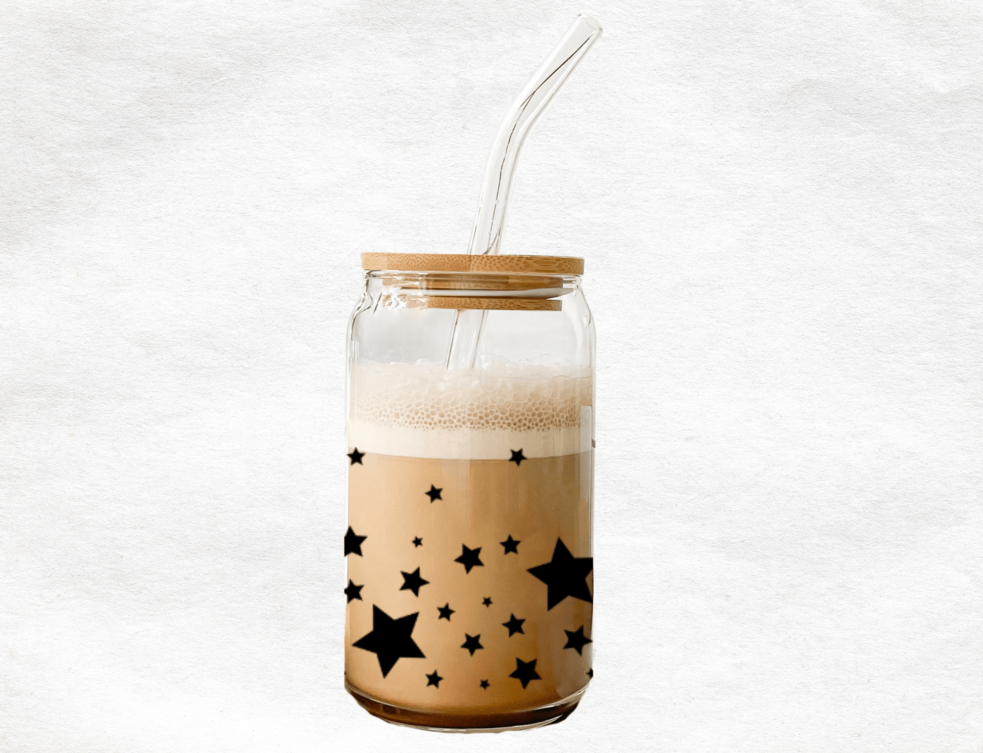 Stars - Glass Cup - MK CREATIONS
