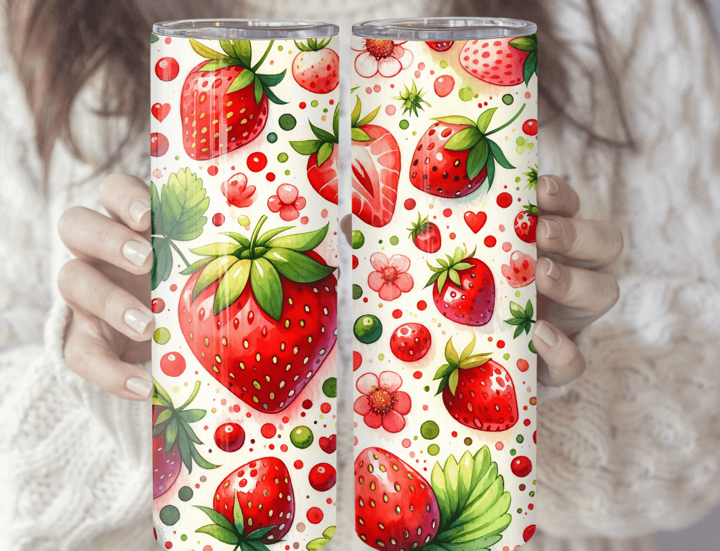 Strawberry - Tumbler - MK CREATIONS