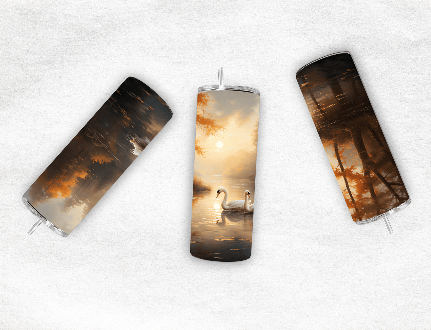 Swan - Tumbler - MK CREATIONS