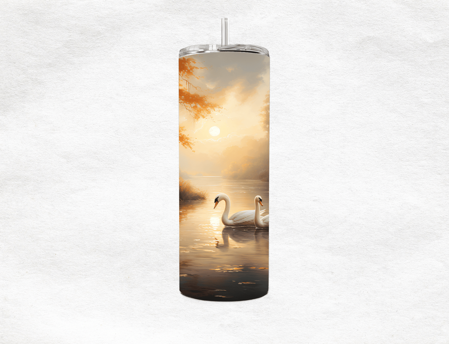 Swan - Tumbler - MK CREATIONS