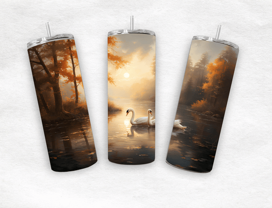 Swan - Tumbler - MK CREATIONS