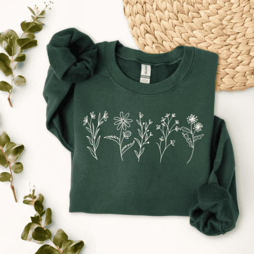 Wildflowers - Sweatshirt - MK CREATIONS