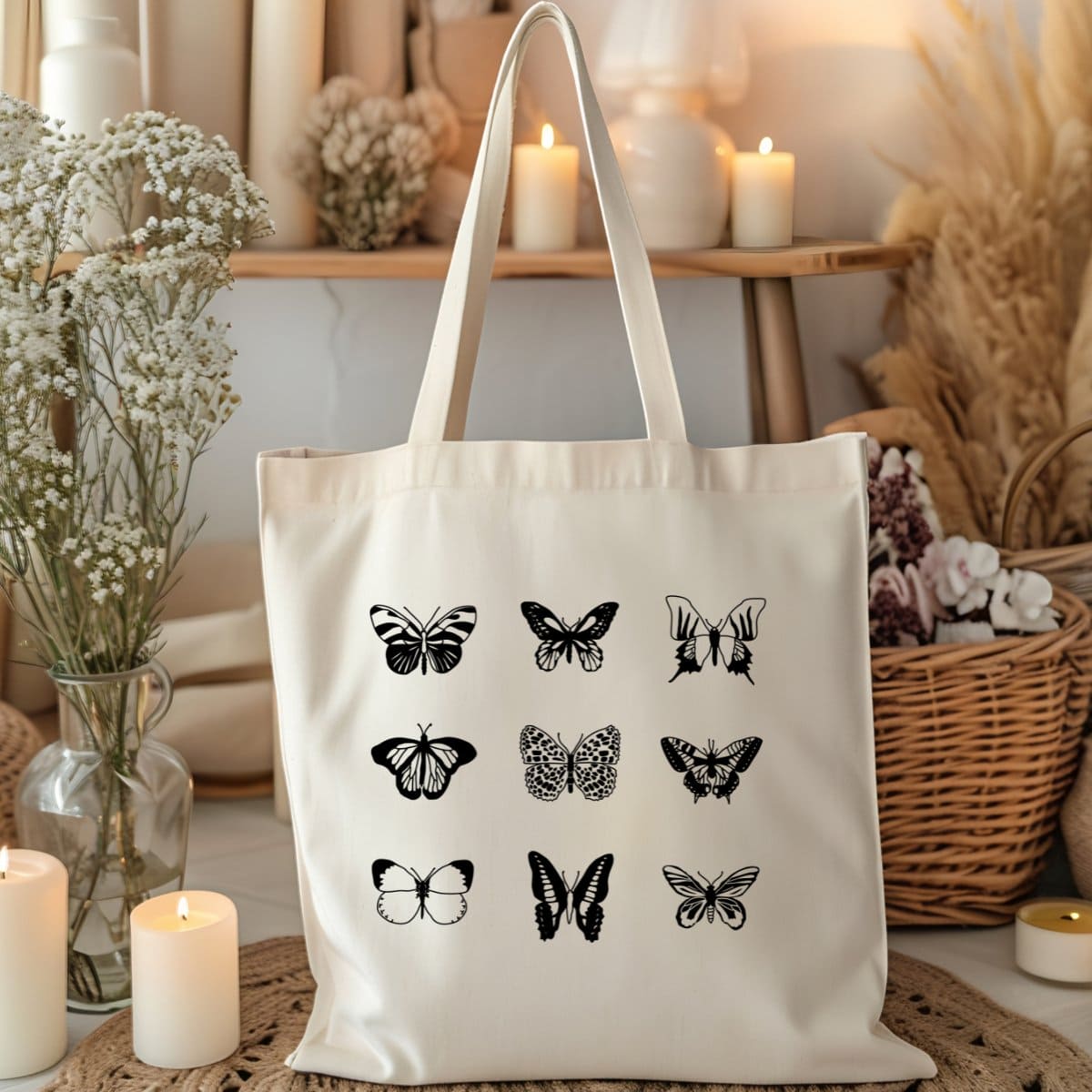 Butterfly-Tote Bag - MK Creations