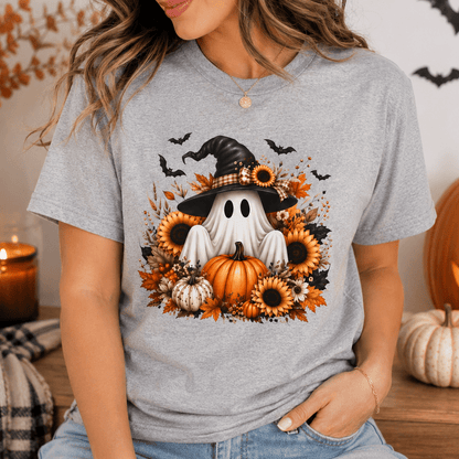 Cute Ghost Halloween Shirt - MK CREATIONS