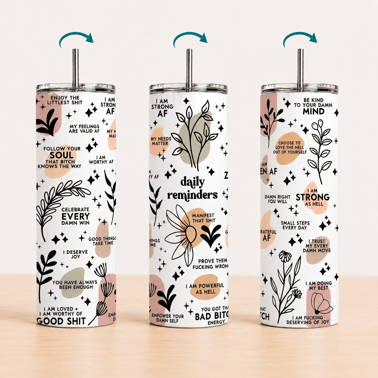 Daily Reminder-Tumbler - MK CREATIONS