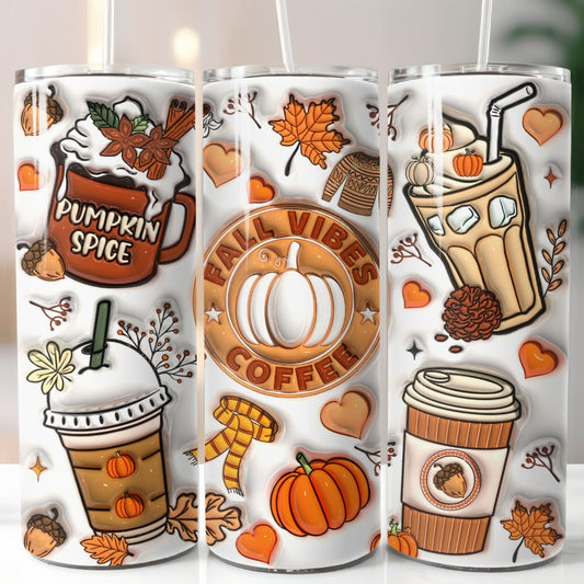 Fall Vibes - Tumbler - MK Creations