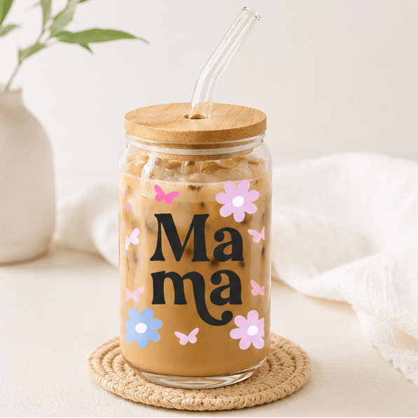 Mama-Glass Cup - MK CREATIONS