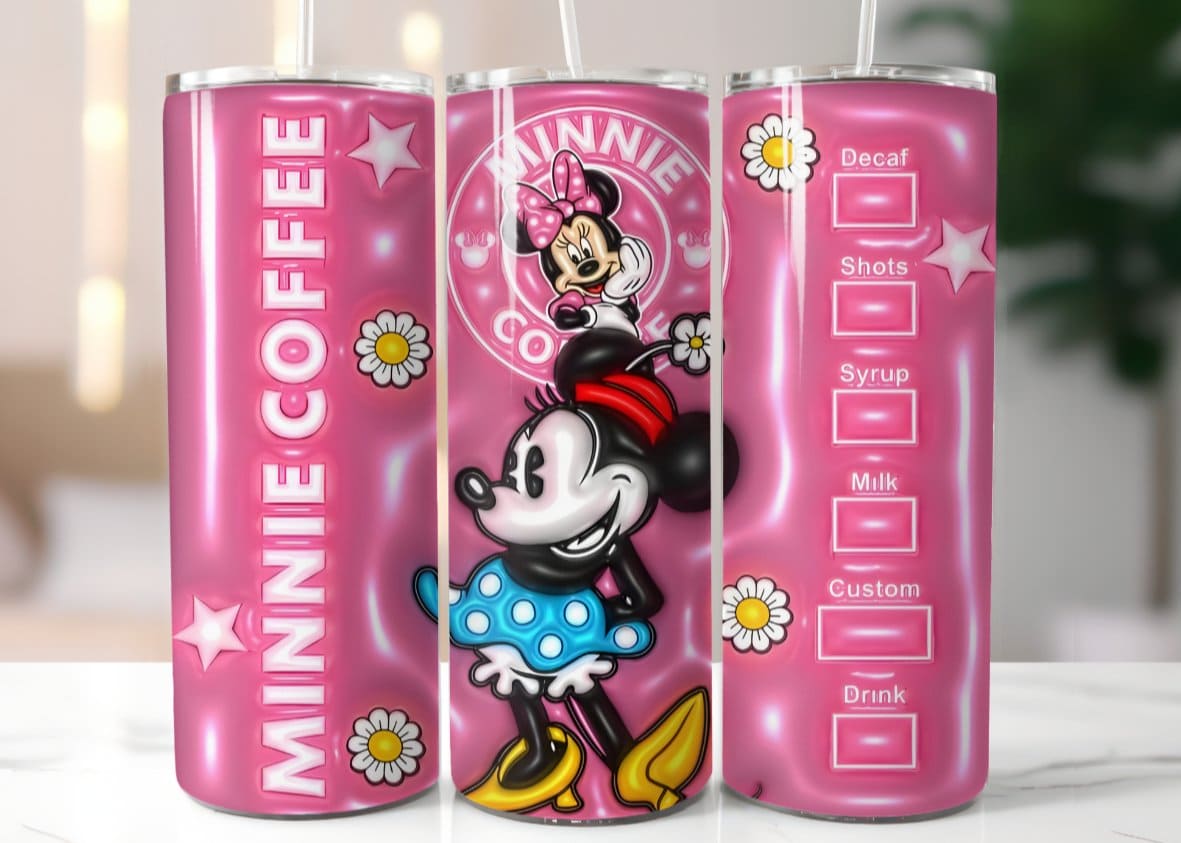 Minnie Mouse-Tumbler - MK Creations