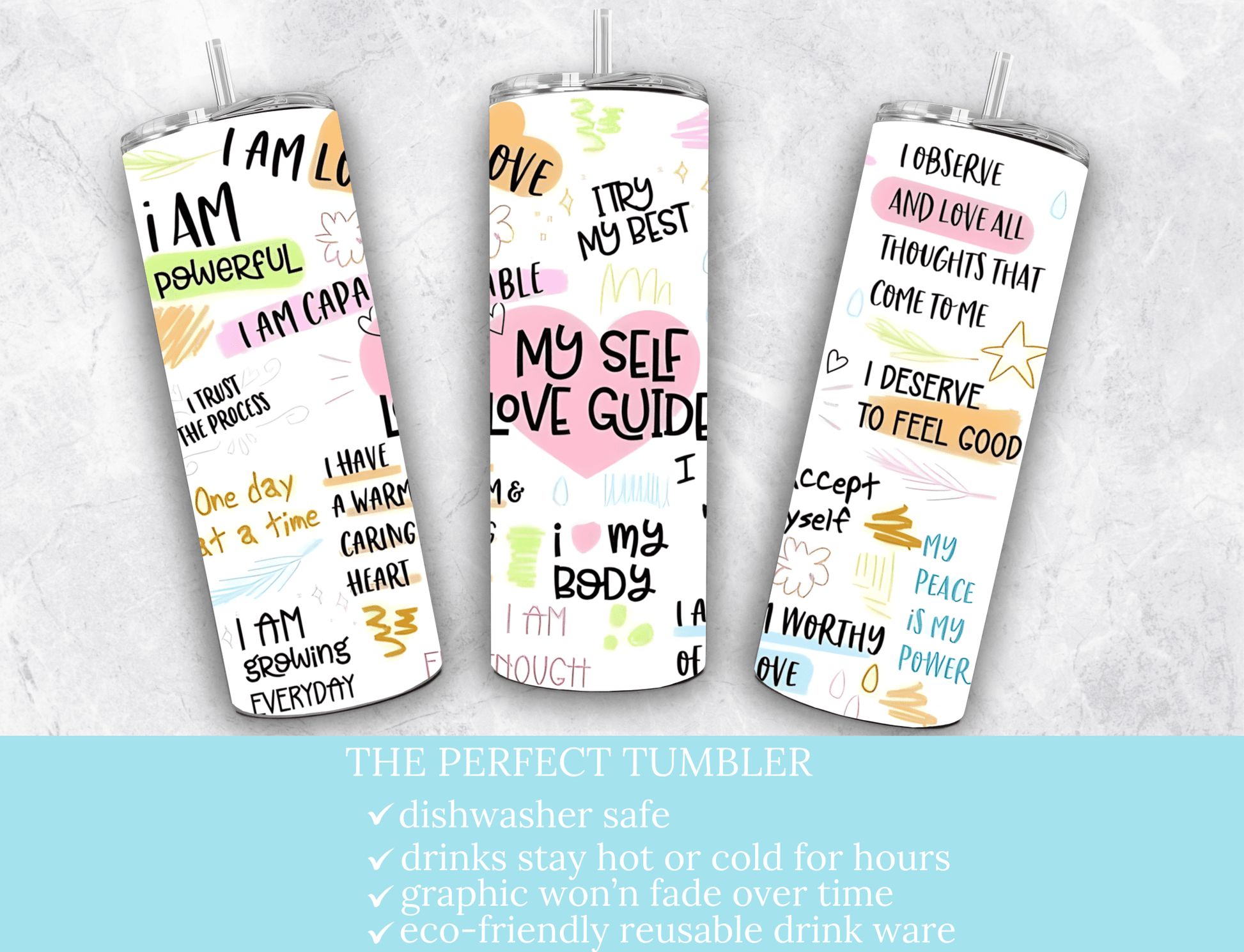 My Self Love Guide - Tumbler - MK CREATIONS