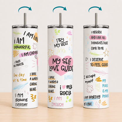 My Self Love Guide-Tumbler - MK CREATIONS