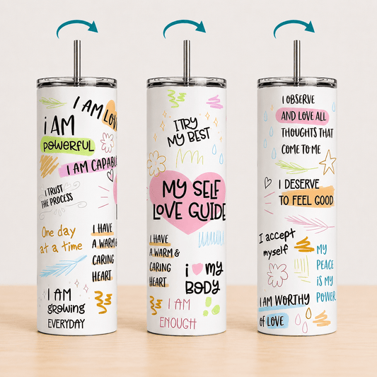 My Self Love Guide-Tumbler - MK CREATIONS