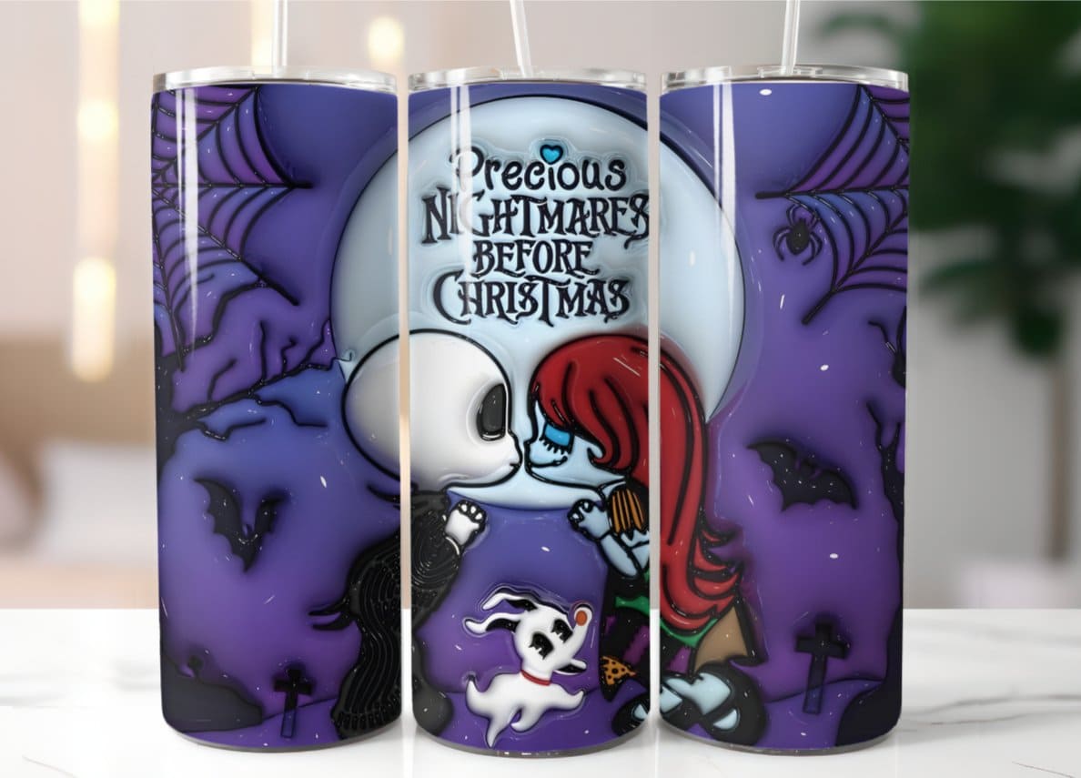 Nightmare Before Christmas-Tumbler - MK Creations