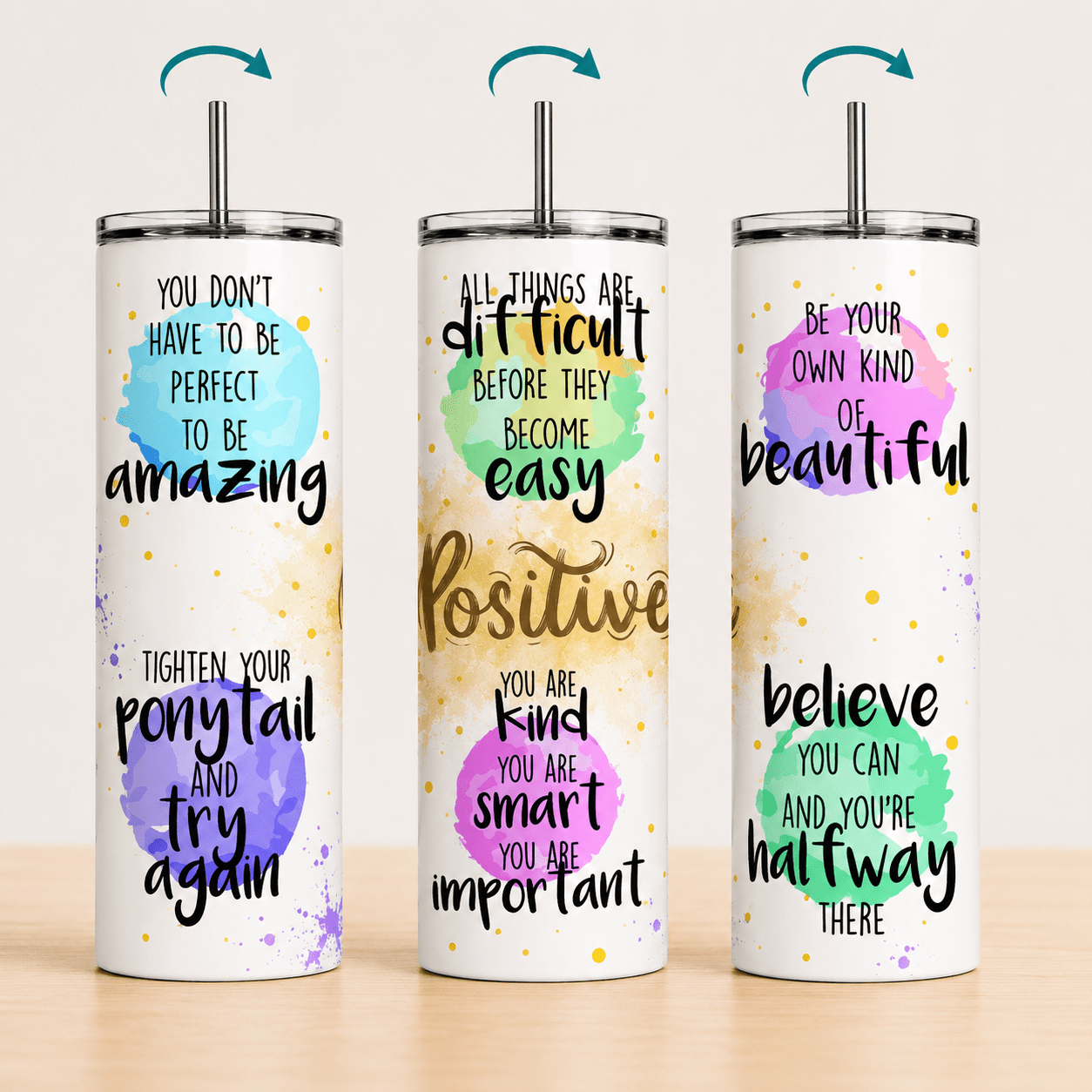 Positive-Tumbler - MK CREATIONS