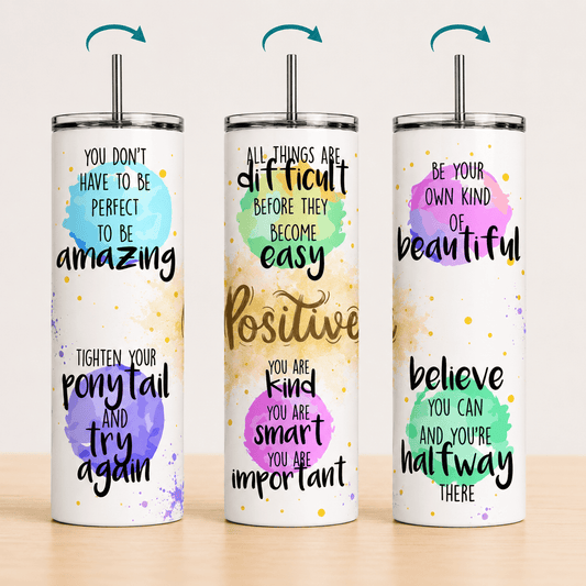 Positive-Tumbler - MK CREATIONS