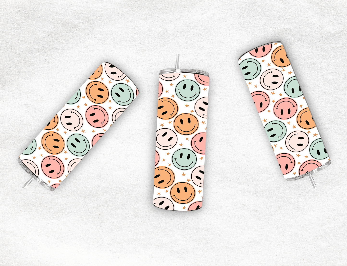 Smile Face - Tumbler - MK CREATIONS